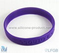 2012 popular Silicone Glow in the dark Silicone Wristbands for promotional gift 5