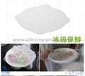 LFGB Food grade Silicone plastic wrap/strech film 4