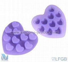 Heart-shaped Silicone Ice Tray