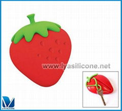 strawberry lead key case