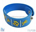 Hip Hop Style Wrap Around silicone Bracelets 1