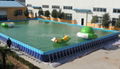 Metal frame pool for water park 1