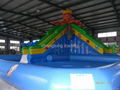 Metal frame pool for water park 2