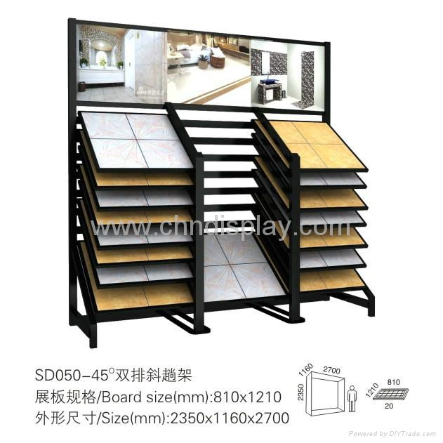Stone display rack,wing rack for showroom system