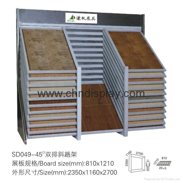 Stone display rack,wing rack for showroom system 4