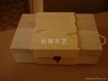 雙支紅酒木盒包裝松木紅酒木盒加工定製