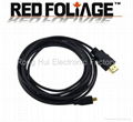 High speed 10ft 3m micro hdmi to hdmi cable gold-plated