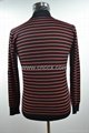 12STC0523 men's scoop neck striped sweater 2