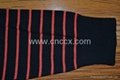 12STC0523 men's scoop neck striped sweater 4