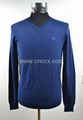 12STC0522 men's long sleeve classic v-neck sweater 1