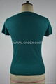 12STC0517 ladies short sleeve crew neck sweater 2