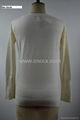 12STC0516 ladies' wide crew neck plain sweater 2