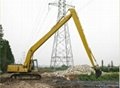 Hitachi excavator long reach boom and arm 3