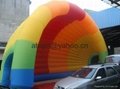 Colorful Inflatable Shell Model Dome Tent