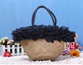  women's handbag laciness straw bag shoulder bag woven bag 3