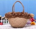  women's handbag laciness straw bag shoulder bag woven bag 5