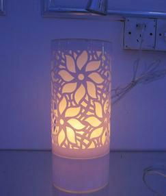 Acrylic craft table lamp energy saving lamp