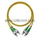 FC/APC single mode duplex fiber optic patch cords 