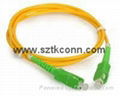 1M SC/APC single mode  fiber optic patch