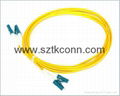 1M LC multimode fiber optic patch cord  simplex  3