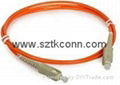 1M SC multimode fiber optic patch cord