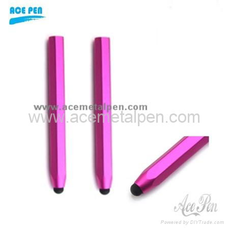 Aluminium hexagon capacitive stylus pen for Capacitive Touch Screen Devices!