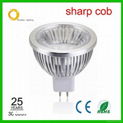 5w sharp cob mr16 led bulb