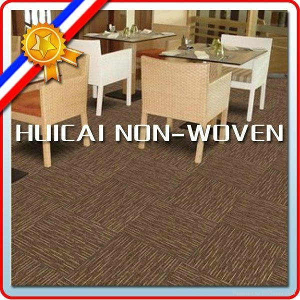 DIY non woven PVC carpet tiles 2