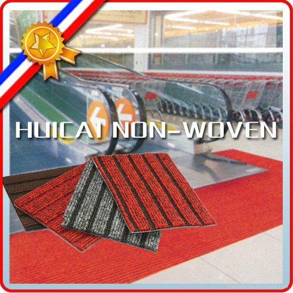 DIY non woven PVC carpet tiles 4