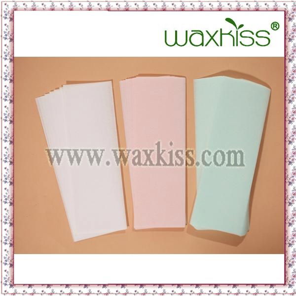Spunlace waxing strips for hair removal