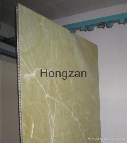 Marble honeycomb panel