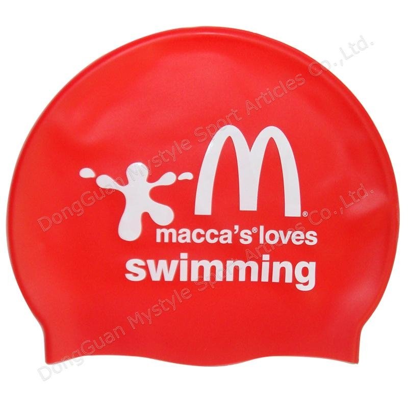 OEM swimming cap with colorful selection