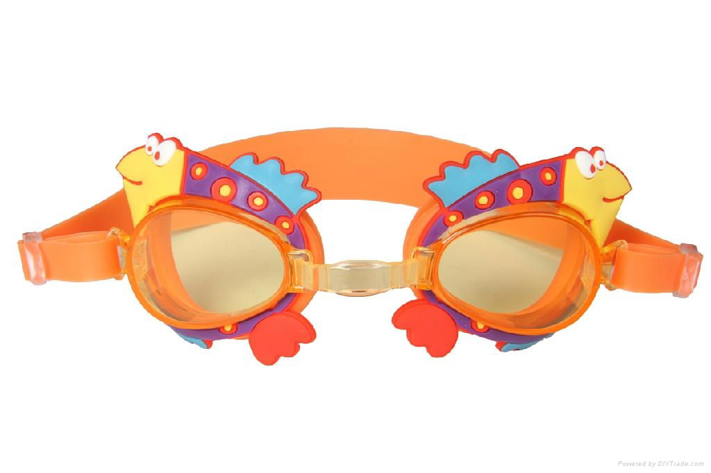 lovely cartoon swimming goggles for hot sale 2