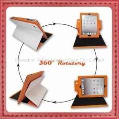 360 Degree Rotatory iPad Leather Case