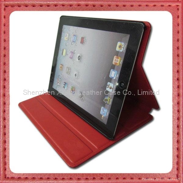 Multi-Stand Leather Case for iPad2/iPad3 2