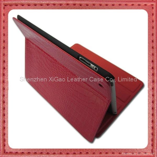 Multi-Stand Leather Case for iPad2/iPad3 5
