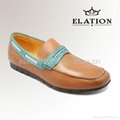 Low MOQ custom comfort good leather men loafers 1