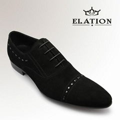 Comfort European Style Black Sheep Seude Men Footwear Shoes