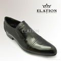 European style black stitched men