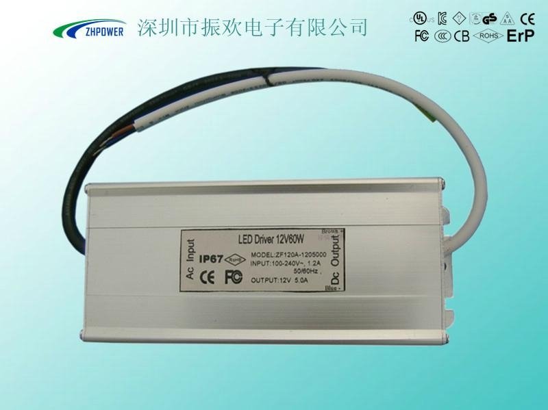 LED防水电源12V5A 60W 