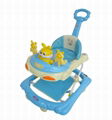 2012 the very cute rabbit style baby walker with handle 5