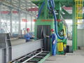 QH69 shot blasting machine for H-shaped