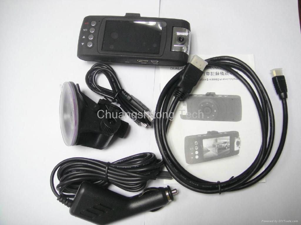 Dual Lens Vehicle Black Box 1080P Motion Detection Car BlackBox 4