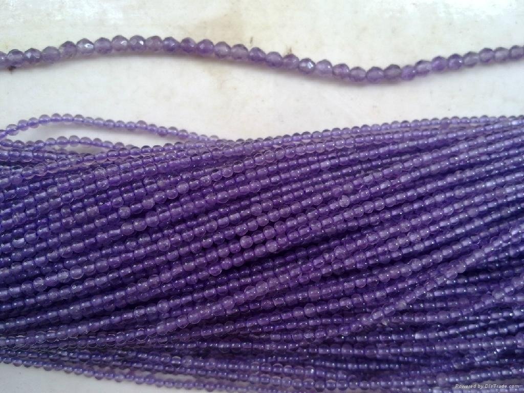 天然紫水晶 切面紫晶 手鏈項鏈配飾 4