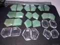 aventurine  Rock Crystal pentagon