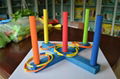 6 Rings colorful Kids Ring Toss Game