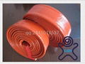 Silicone coated E-fiberglass braided