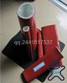 Silicone coated E-fiberglass braided fire sleeve 5