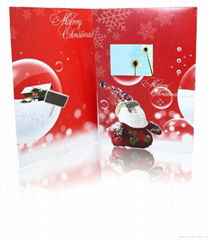 lcd video greeting cards for Christmas