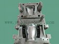 Injection plastic helmet visor/lens mould 1